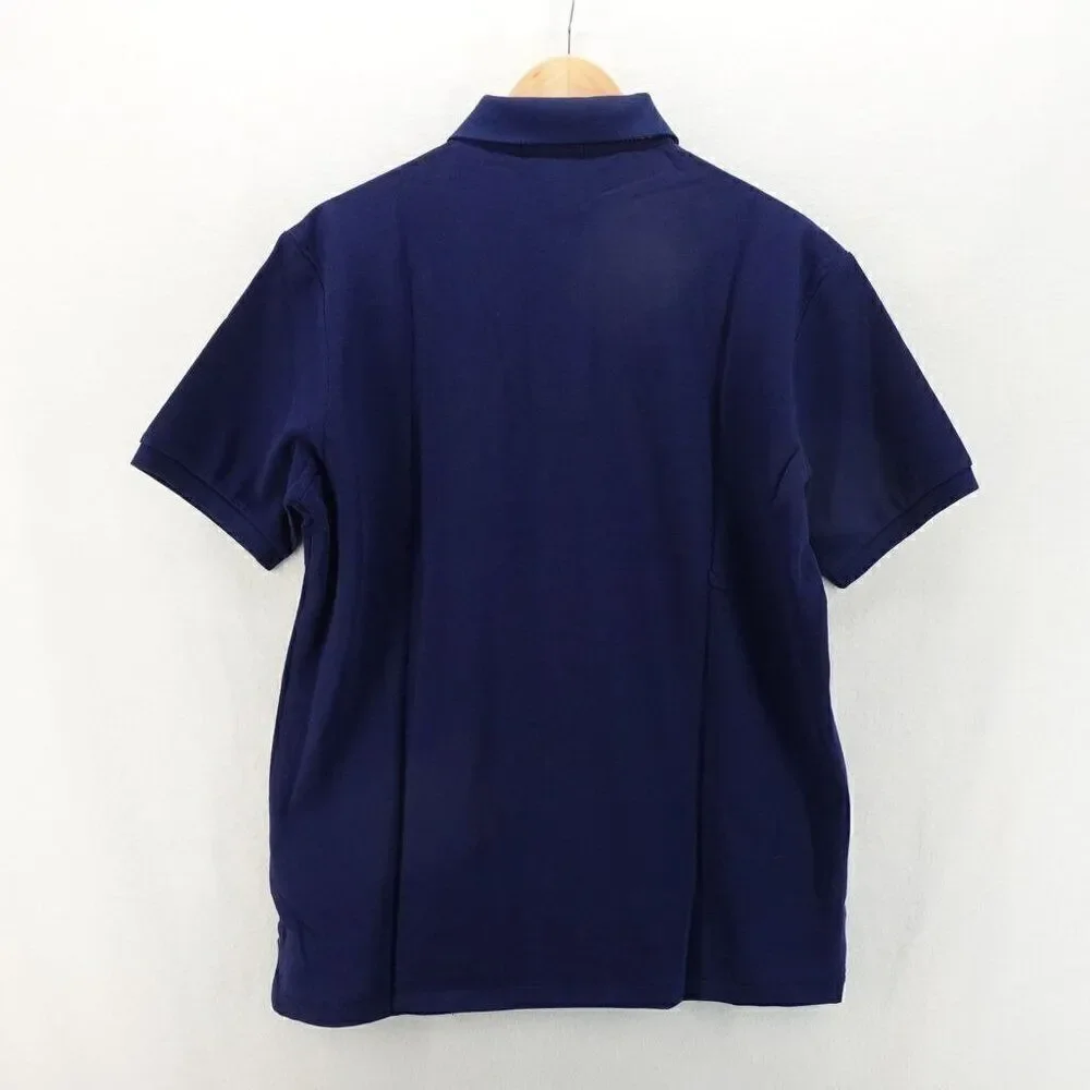 Polo Ralph Lauren Men's Slim Fit Lunar New Year Triple-Pony Polo Shirt Blue XXL
